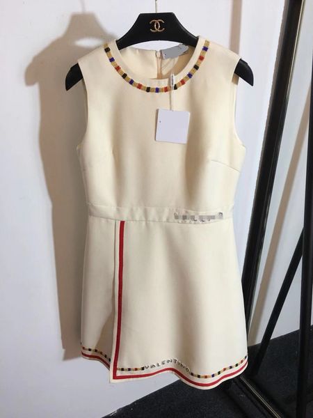 

2019 de igner women dre high end dark blue ivory o collar leevele womne dre letter bead celebrity tyle dre 201903