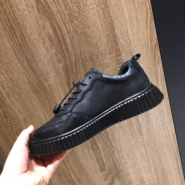 

kae2new limited edition french series high-end men s casual shoes, men s boots fashion sports shoes, original shoebox delivery 38-44, Black