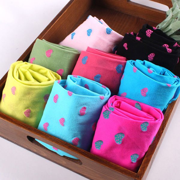 

winter spring children kids girls warm leggings footed cute heart dots fashion legging stocking ballet candy colors opaque stock, Pink;yellow