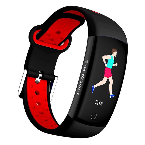 

q6s 0.96 inch 3d color lcd screen bracelet professional sport smart band ip68 waterproof gps fitness activity tracker pedometer