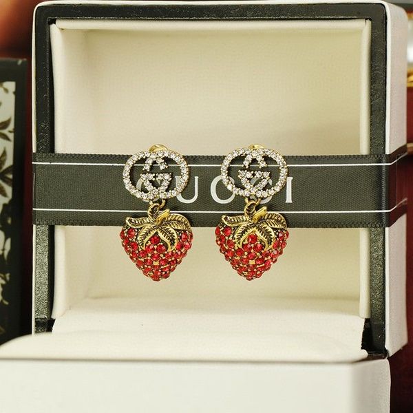 

heart shape women charm love earrings fashion jewelry wholesale, White