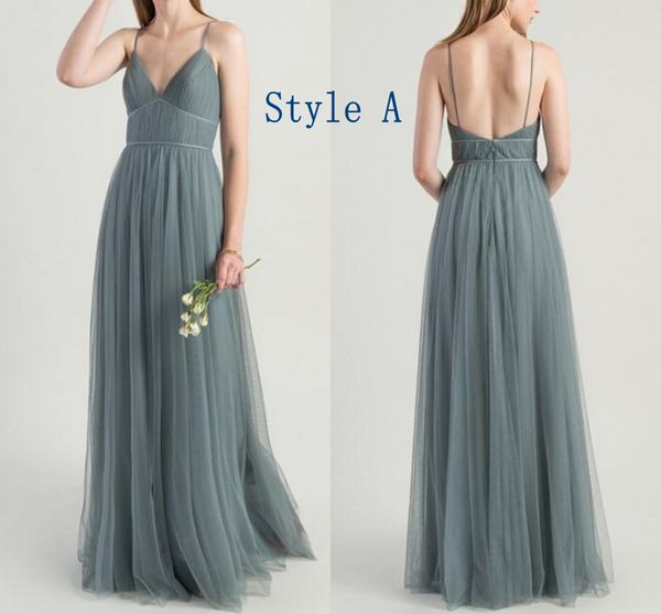 

light gray bridesmaid dress chiffon long bridesmaid gowns burgndy/royal blue/lavender bridesmaid dresses 2 styles for choice, White;pink