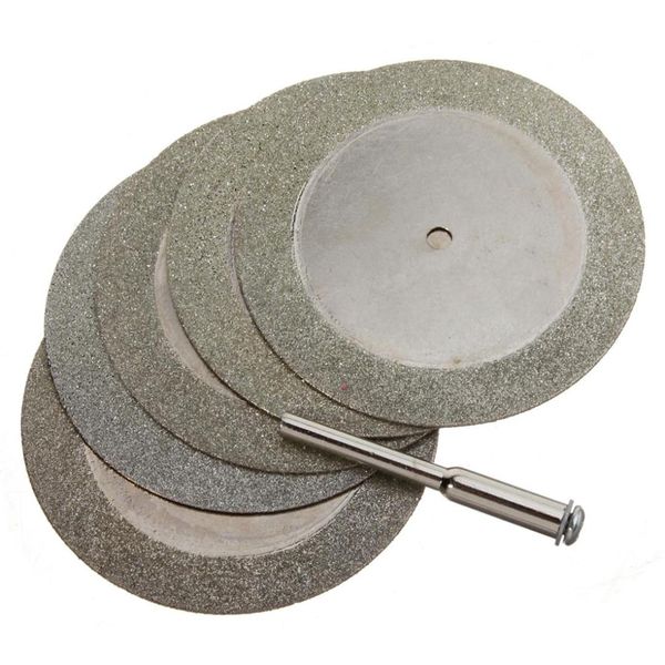

5pcs 50mm diamond cutting discs & drill bit for rotary tool glass metal