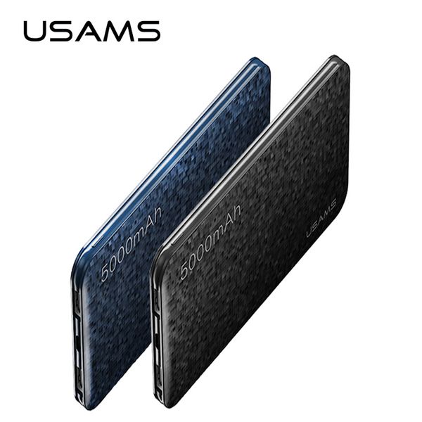 

power bank usams mosaic ultra slim 5000mah powerbank for iphone mobile phone