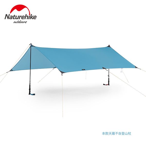 

naturheike ultralight tarp outdoor camping survival sun shelter shade awning silver coating pergola waterproof beach tent
