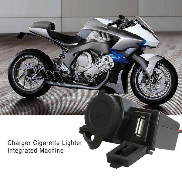 

classic motorcycle car phone charger waterproof cigarette lighter usb one machine 12v power socket 2.1a