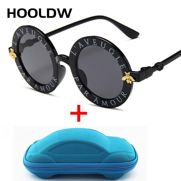 

steampunk bee kids sunglasses vintage small round children sunglasses boys girls outdoors goggle shades eyewear oculos de sol reref, Blue