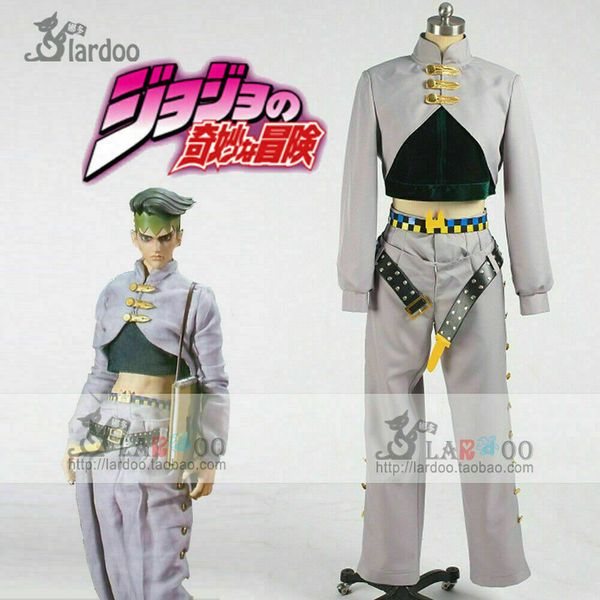 

di jojo bizarre adventure rohan kishibe костюм косплей, Black;red