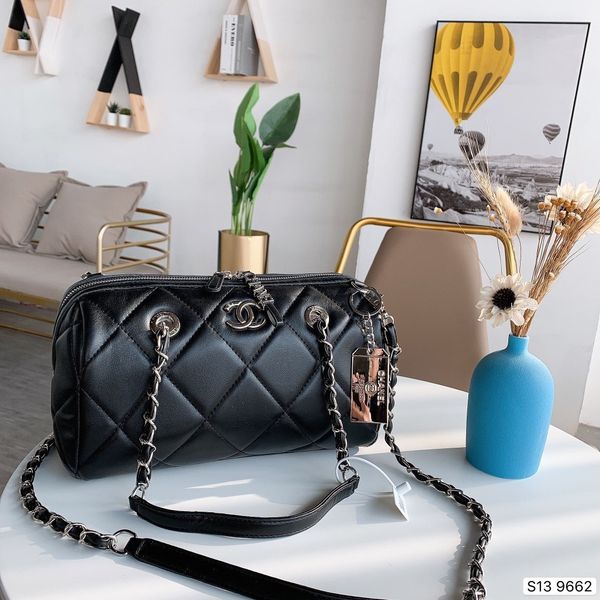 

new style women shoulder handbag fashion women handbags handbags purses eusm, Black