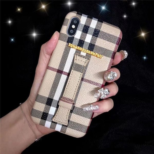 

Фирменный плед чехол для iPhone 8 Plus для iPhone XS MAX X XR 8/7/6 Plus кожаный чехол для телефона ч