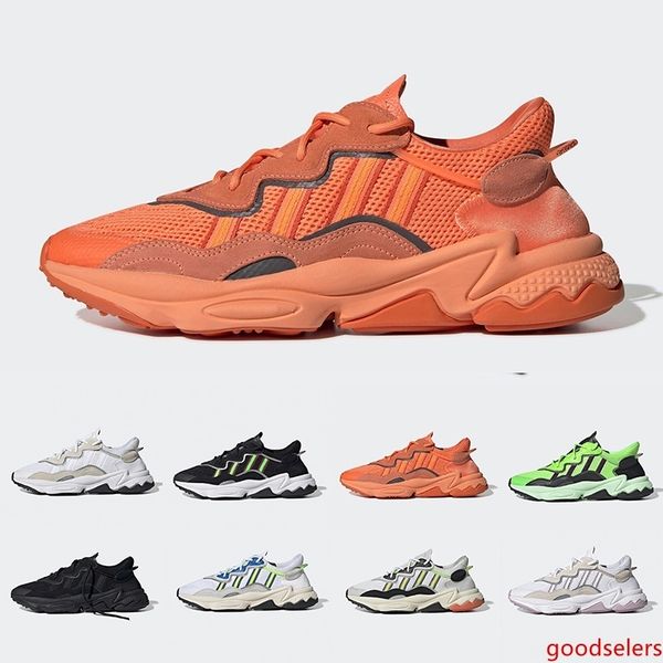 

2020 bold orange pride xeno ozweego for men women casual shoes neon green solar yellow halloween tones core black trainer sports sneakers