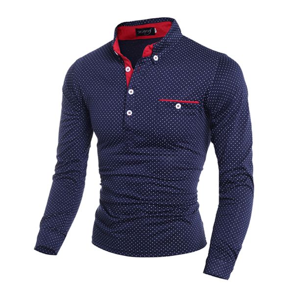 

New Business Men Polo Shirt Casual Plus Size 3xl Full Sleeve Shirt Men Polo Homme Long Sleeve Men Camisetas Largas Hombre 2018