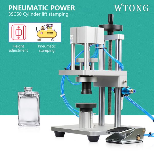 

wtong pneumatic perfume bottle capping machine perfume sealing machine