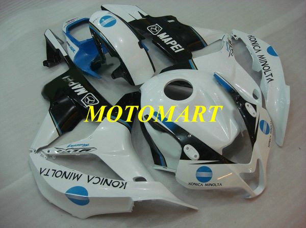 HONDA CBR600RR F5 07 için motosiklet Fairing kiti 08 08 CBR600 RR CBR 600RR 2007 2008 Üst Beyaz mavi siyah Marangozluk seti + hediyeler HC05