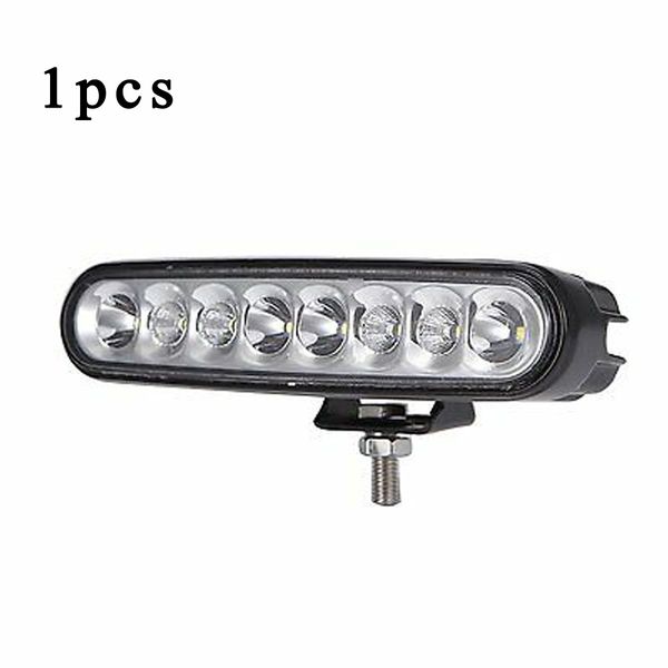 

24w 8-led work light bar single row off-road car drl spotlight lamp 6000k white