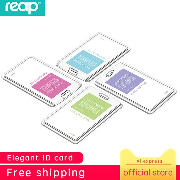 

acrylic transparent card holders badge bus id holders plastic