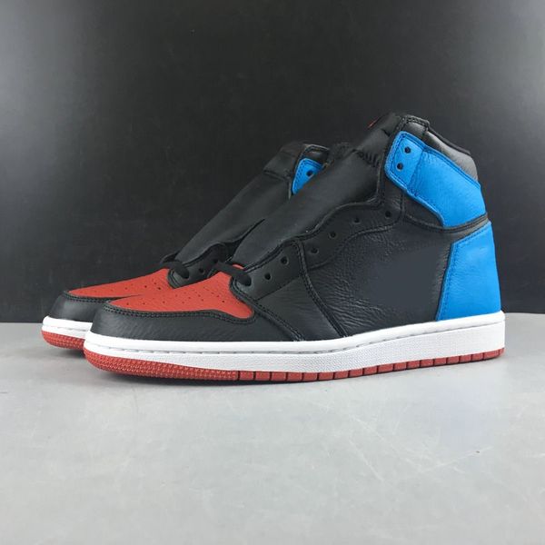

1 high og unc to chicago 1s basketball designer shoes black dark powder blue gym red fashion sport sneakers cd0461-046