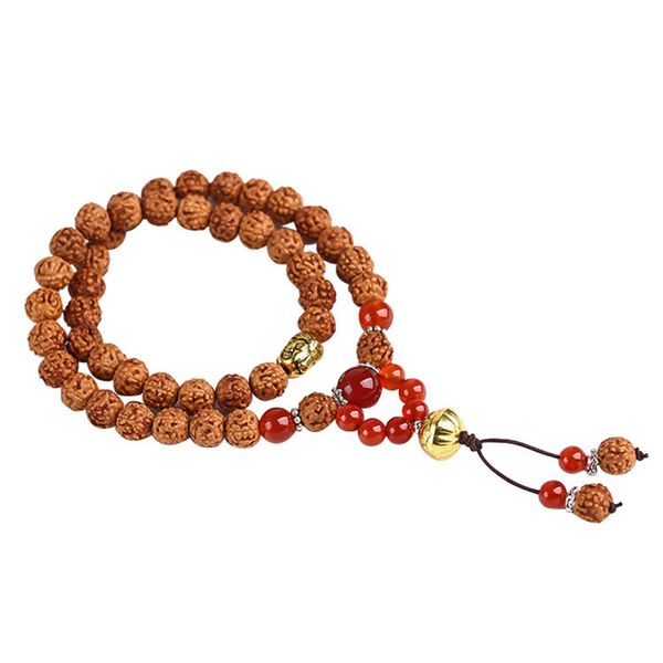 

wholesale tibetan style kingkong bodhi bracelet rosary buddha beads red crystal original bracelet prayer wood joursneige jewelry, Black