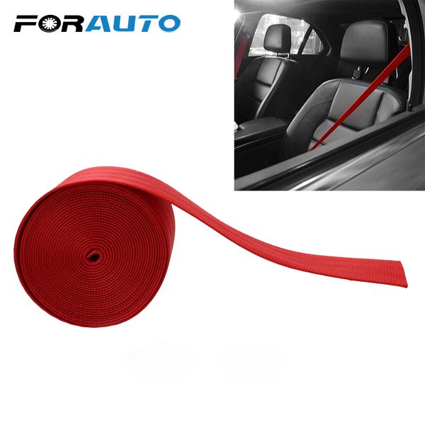 

forauto car seat safety belts 3.5m strengthen seat belt webbing fabric racing strap webbing interior accessories universal