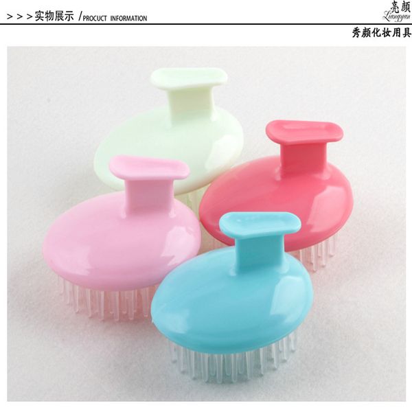 

scalp brush handheld hair massaging silicone comb for women customize shampoo brush scalp brush coupons online ydaho, Silver