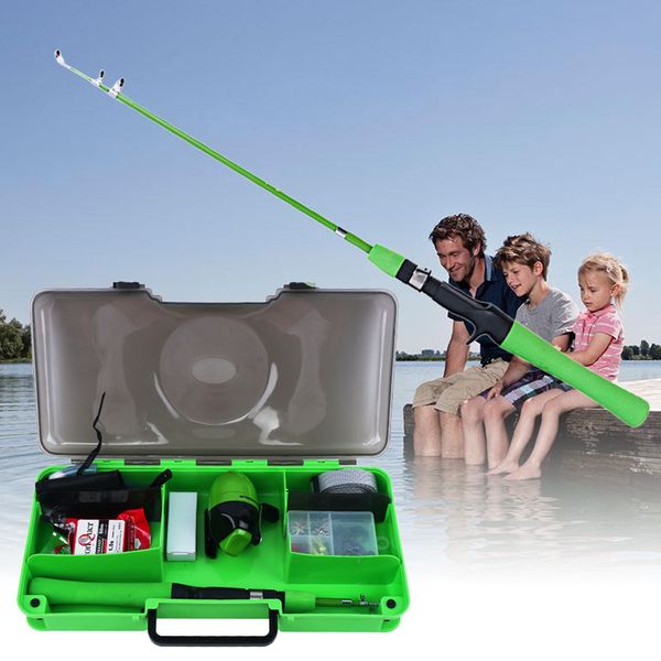 

gameit children fishing set eva handle lightweight fishing rod with reel combo kit durable set