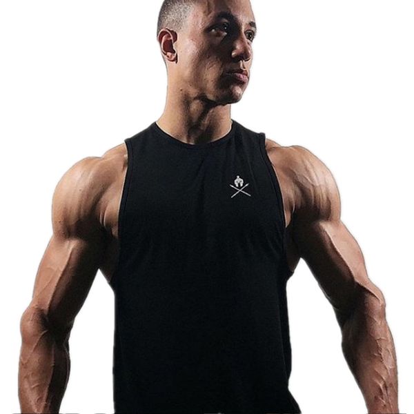 

2018 Men's Casual Loose Fitness Tank Tops For Male Summer Quick-drying Sleeveless Active Muscle T-Shirts Vests Undershirt XXL