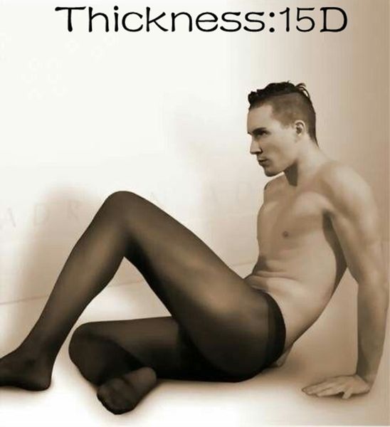 

2017 fashion men 's pantyhose summer body stockings 15d tight pantyhose socks velure pants men socks, Black