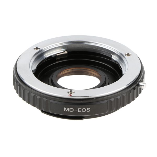 

md-eos mount adapter ring for minolta md lens to canon eos camera 700d 650d black+silver