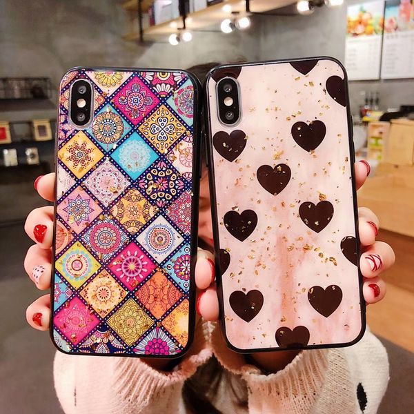 coque iphone xs max feuille d'or