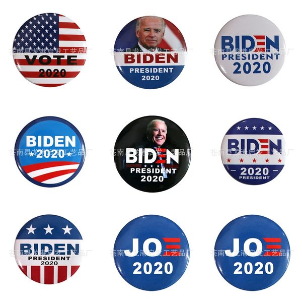

10 1 pcs golden groove embroidery biden badge patches for clothing iron patch for clothes applique sewing accessories on clothes iron on #22, Silver