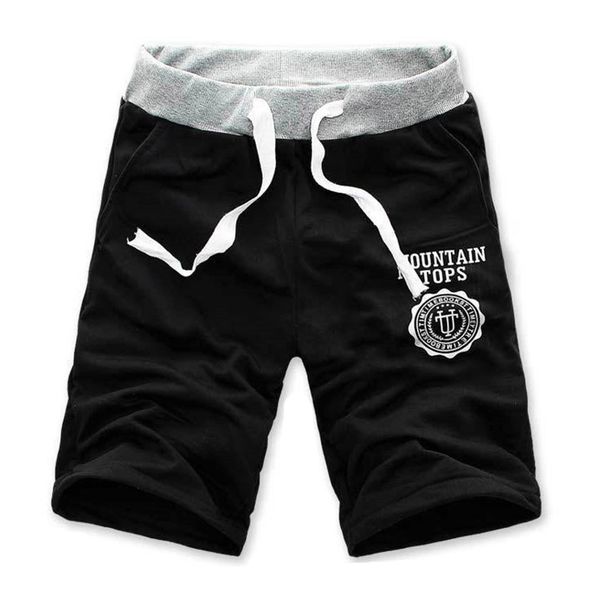 

men shorts pant half summer beach printing breathable cotton for outdoor leisure quick dry breathable short half trousers, White;black