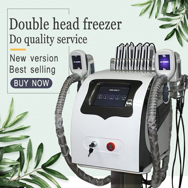 

cryo lipo machine cryolipolysis weight losing cavitation ultrasound device fat ing handle can work together
