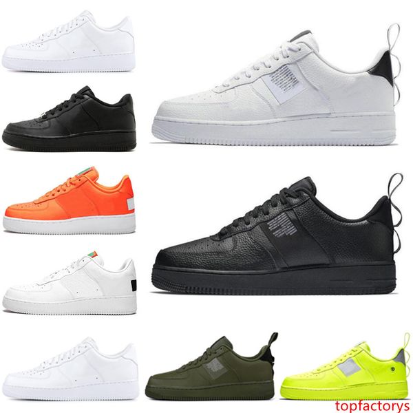 

utility one 1 triple black white casual shoes for men women volt sports skateboarding high low cut wheat mens sneakers running shoes