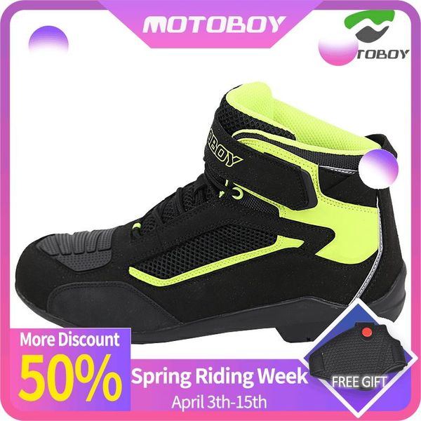 

new motoboy motorcycle high ankle racing soft non-slip protective bikes race motocross motorbike speed motocross boots shoes