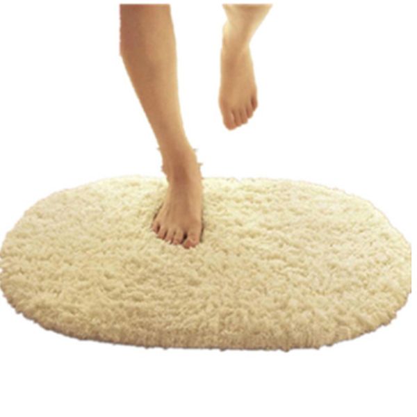 

thick non-slip fluffy rug bedroom bathroom floor oval door mat living room bedroom door mat floor modern minimalist
