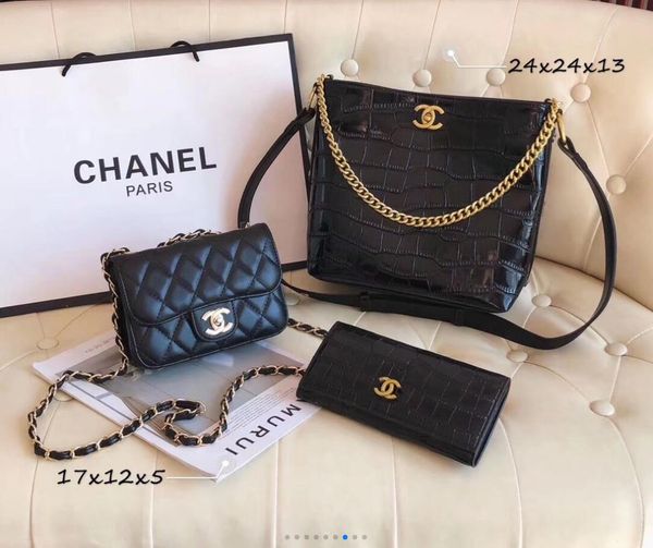 

new selling fashion elegant three-piece messenger bag shoulder bag 2020 new ladies exquisite all-match ol commuter messenger bag