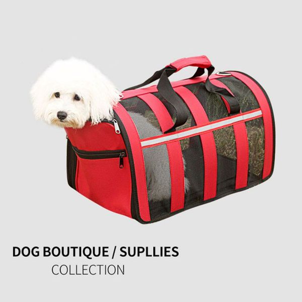 

breathable mesh handbag carrier pet dog carrier bags outgoing travel packets folded pet handbag yorkie chihuahua for dogs cats