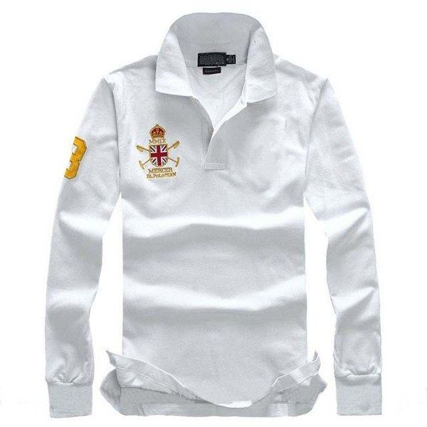 

wholesale-plus size us big size city polo 2019clothing big small horse male lapel luxury shirt ralph cotton brand print homme, White;black