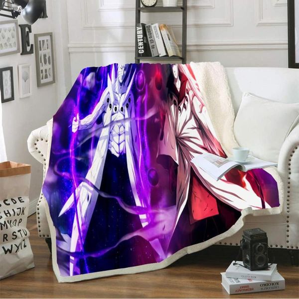 

kids throw blanket for home christmas gift blanket anime character design sherpa fleece on sofa bed couch 150x200cm