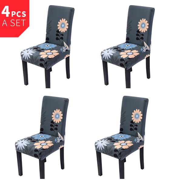 

chair cover spandex kitchen slipcover removable anti-dirty chair cover for banquet wedding dinner restaurant housse de chaise