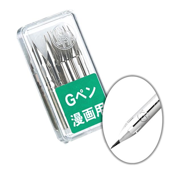 

zebra comic g model chrome pen nib, pack of 10/20/30 pg-6c-c-k, Black;red