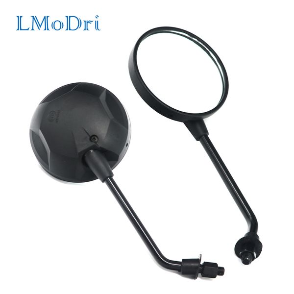 

lmodri motorcycle rear view mirror universal scooter back mirrors electric bicycle moped side mirror 8mm 10mm round covnex