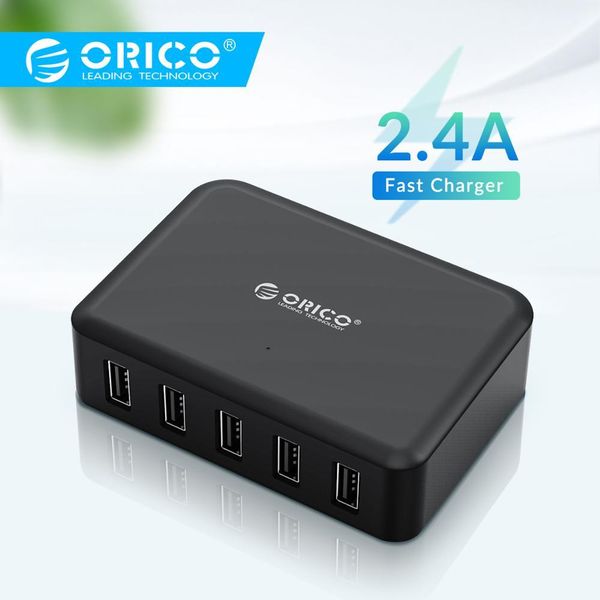 

orico usb charger 8a 40w universal 5 port charger eu us uk au plug mobile phone adapter for iphone 8 samsung s9 xiaomi galaxy s7