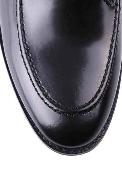 

derimod genuine leather black men 's loafer shoes