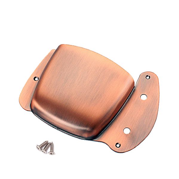

practical iron electric bass bridge cover protector red bronze for pb bass accessory