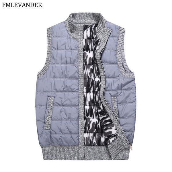 

gift for father/dad winter autumn spring thick sweaters sleeveless cardigans sweater vest coat men, Black;white
