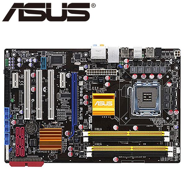 

Материнская плата Asus P5Q SE PLUS для настольных ПК Гнездо P45 LGA 775 для Core 2 Duo Quad DDR2 16G UEFI BIO