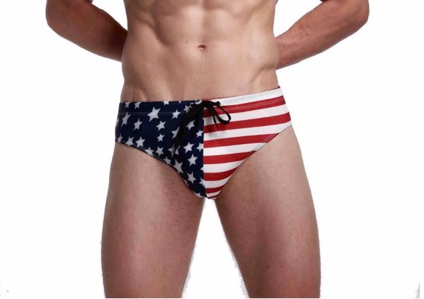 

men's underwear briefs mendesigned low waist man underpants gay underwear pouch mens underwear cotton slip flag fashion, Black;white