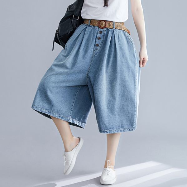 

women jeans denim pants bottoms trousers wide leg big loose oversized retro vintage fashion casual for spring summer bo23451535, Blue