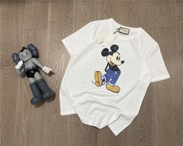 

20fw summer luxury guqi tshirts for men women fashion mouse printing t shirt mens tee italy brands short sleeve shirt 2.11, Gray;blue